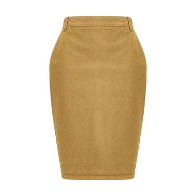 Saint Laurent Beige Denim Skirt