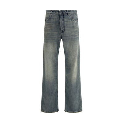 Balenciaga Jeans aus blauer Baumwolle, Relaxed Fit