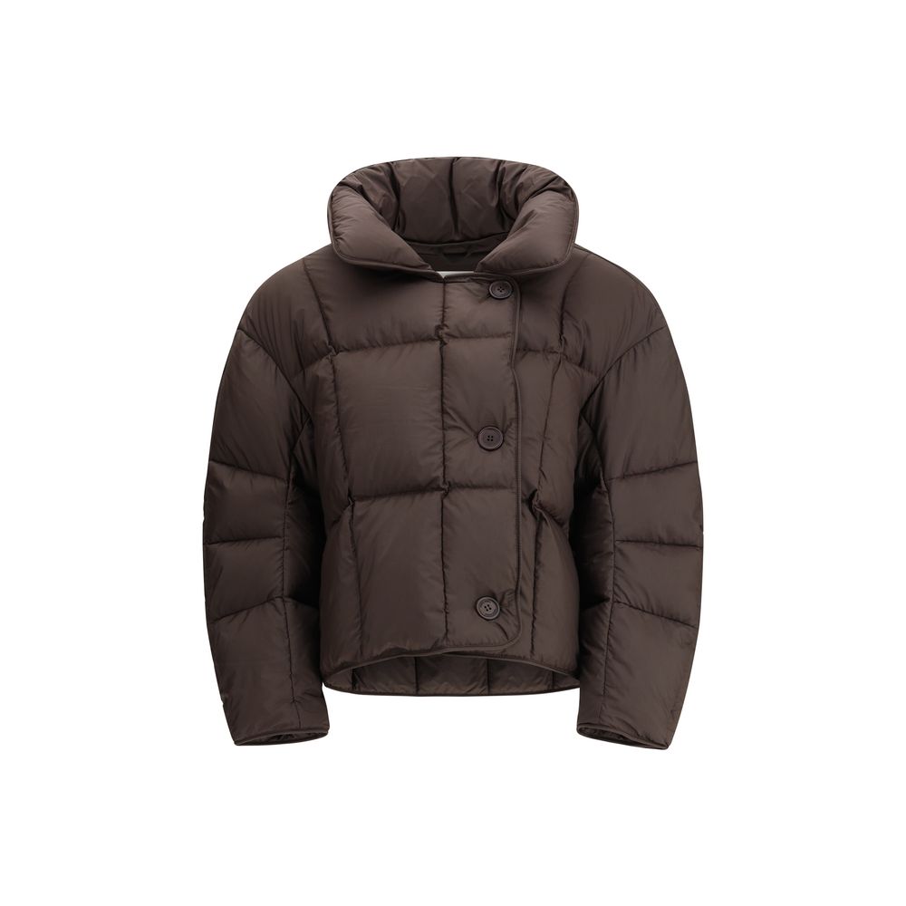 IENKI IENKI Brown Nylon Coat