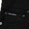 Dolce & Gabbana Black Cotton Stretch Slim Fit Men Denim Jeans