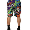 Dolce & Gabbana Multicolor Captain Sicily Men Bermuda Shorts