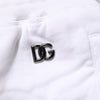 Dolce & Gabbana White Distressed Cotton Men Bermuda Shorts