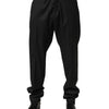 Dolce & Gabbana Black Wool Formal Dress Men Trouser Pants