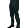 Dolce & Gabbana Green Cotton Formal Dress Men Trouser Pants
