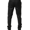 Dolce & Gabbana Black Wool Formal Dress Men Trouser Pants