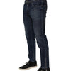 Dolce & Gabbana Blue Cotton Stretch Skinny Men Denim Jeans