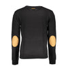 Gianmarco Venturi Black Cotton Men Sweater