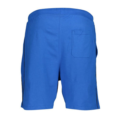 Gianmarco Venturi Blue Cotton Men's Sweatpant Shorts