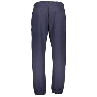 Gianmarco Venturi Blu Cotton Men Trackpant