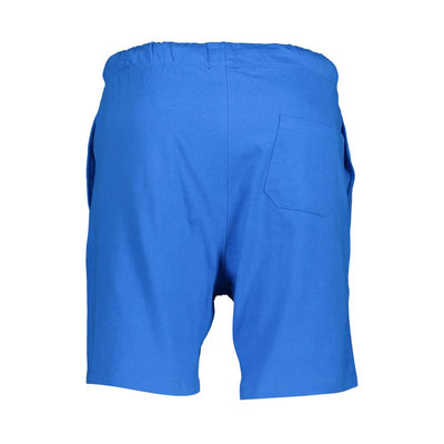 Gianmarco Venturi Blu Cotton Men's Sport Short
