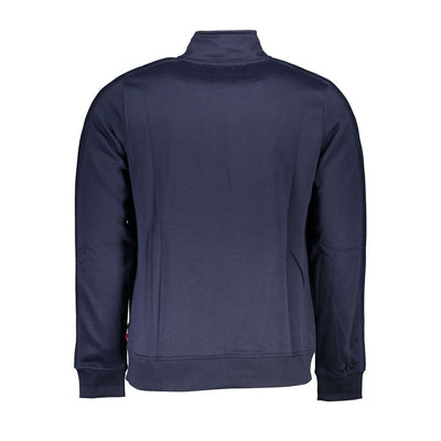 Gianmarco Venturi Blue Polyester Men's Sweatshirt