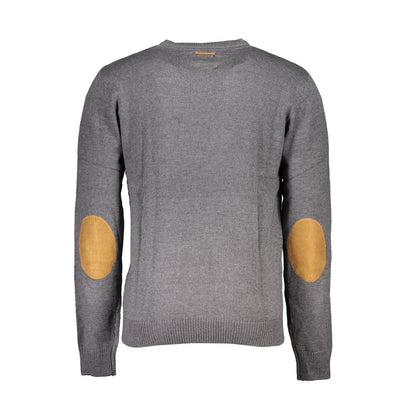 Gianmarco Venturi Grigio Cotton Men's Sweater