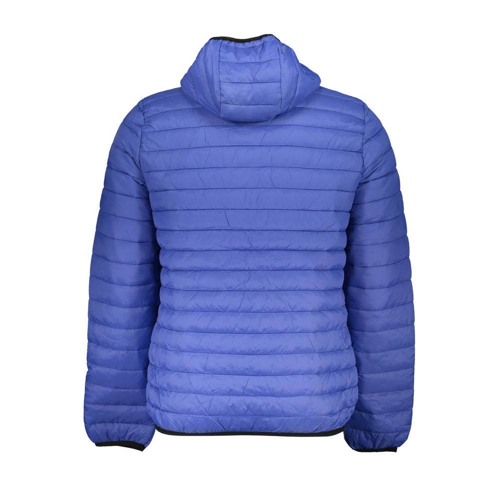 Gianmarco Venturi Blu Poliammide Male Jacket