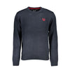 Gianmarco Venturi Blue Cotton Men's Sweater