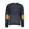 Gianmarco Venturi Blue Cotton Men's Sweater