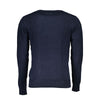 Gianmarco Venturi Blue Viscose Men's Sweater