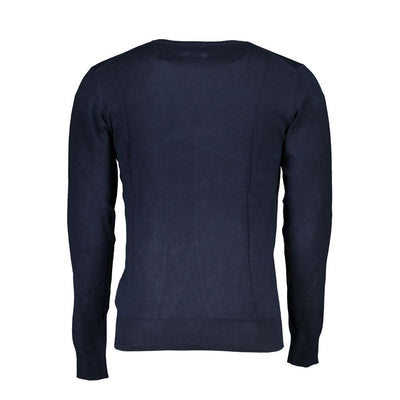 Gianmarco Venturi Blue Viscose Men's Sweater