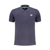 Gianmarco Venturi Poloshirt aus blauer Baumwolle