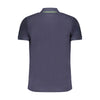 Gianmarco Venturi Poloshirt aus blauer Baumwolle