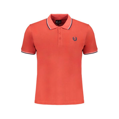 Gianmarco Venturi Poloshirt aus roter Baumwolle