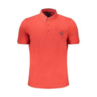 Gianmarco Venturi Poloshirt aus roter Baumwolle