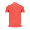 Gianmarco Venturi Poloshirt aus roter Baumwolle