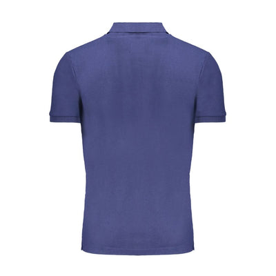 Gianmarco Venturi Blue Cotton Men's Polo Shirt