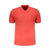 Gianmarco Venturi Poloshirt aus roter Baumwolle