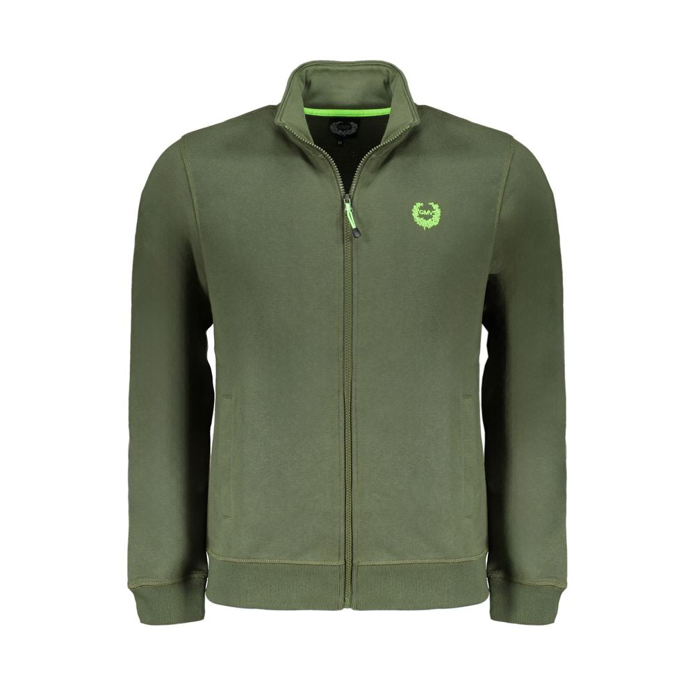 Gianmarco Venturi Verde Cotton Men Sweatshirt