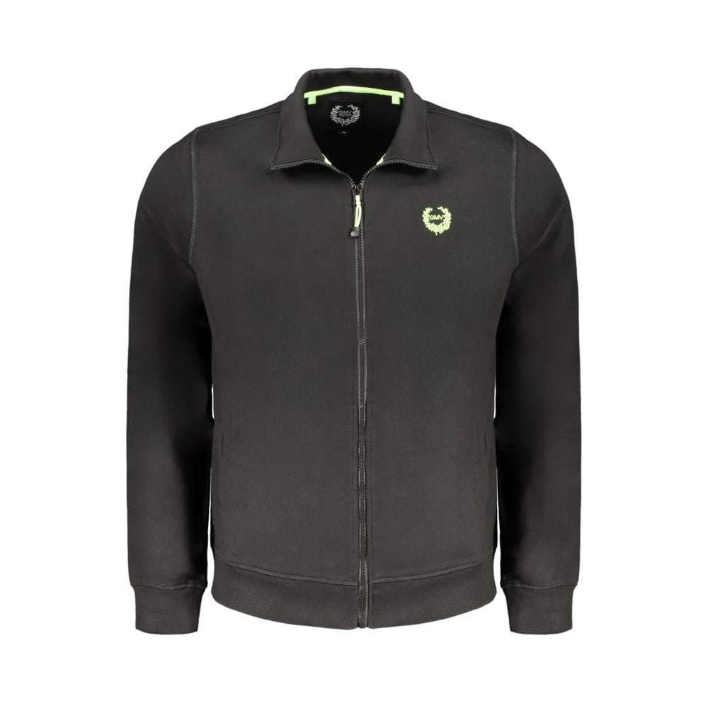 Gianmarco Venturi Schwarzes Baumwoll-Sweatshirt