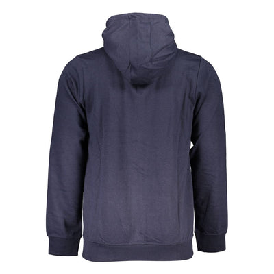 Gianmarco Venturi Blue Cotton Men's Hoodie