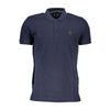 Gianmarco Venturi Blu Cotton Men Polo