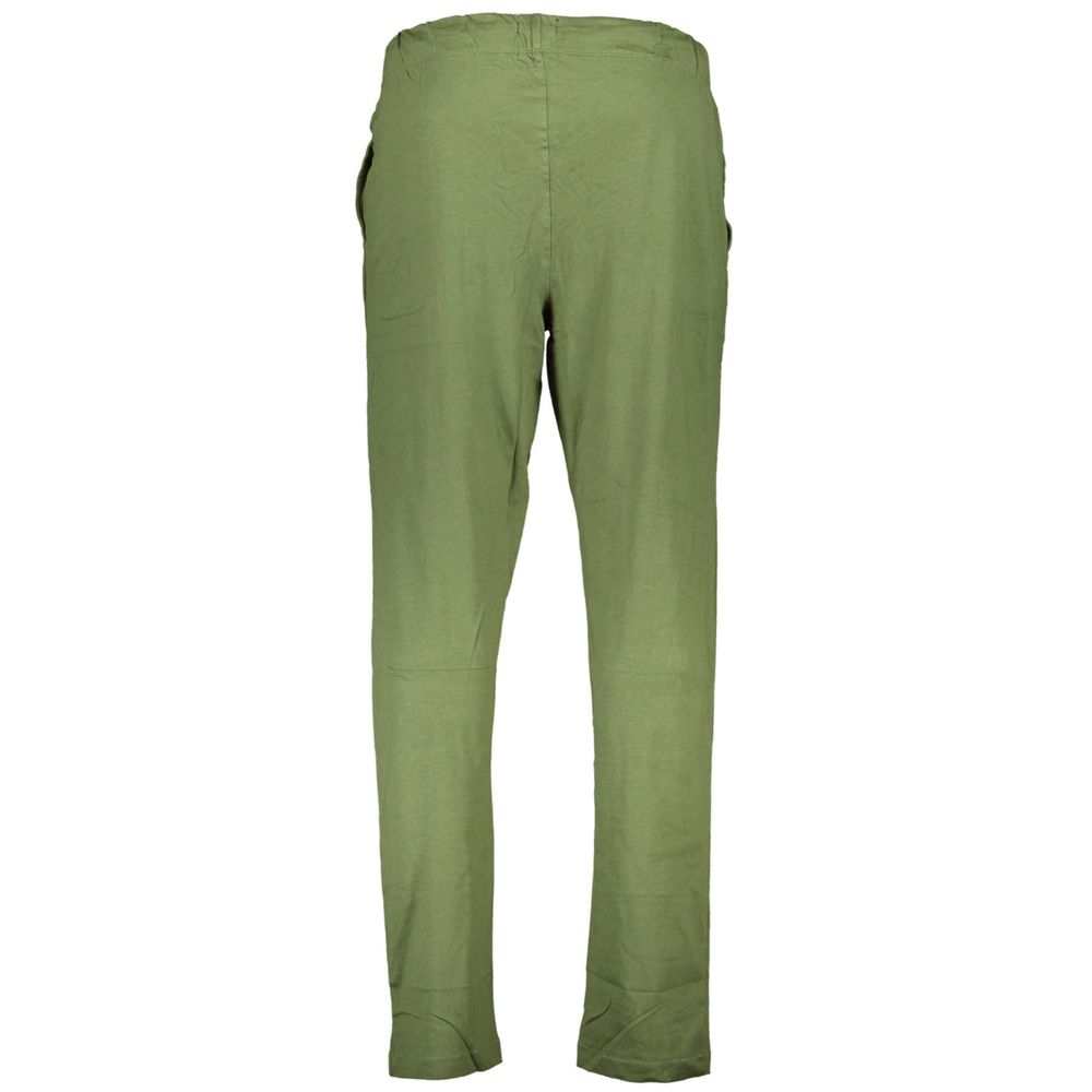 Gianmarco Venturi Verde Cotton Men's Sport Trouser