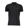 Gianmarco Venturi Black Cotton Men's Polo Shirt