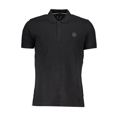 Gianmarco Venturi Black Cotton Men's Polo Shirt