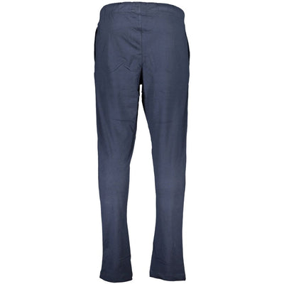 Gianmarco Venturi Blue Cotton Men's Track Pant