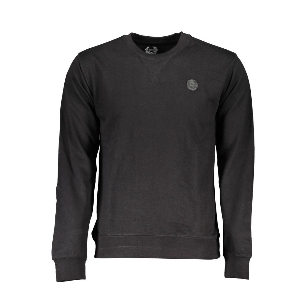Gianmarco Venturi Black Cotton Men Sweatshirt