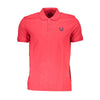 Gianmarco Venturi Red Cotton Men Polo