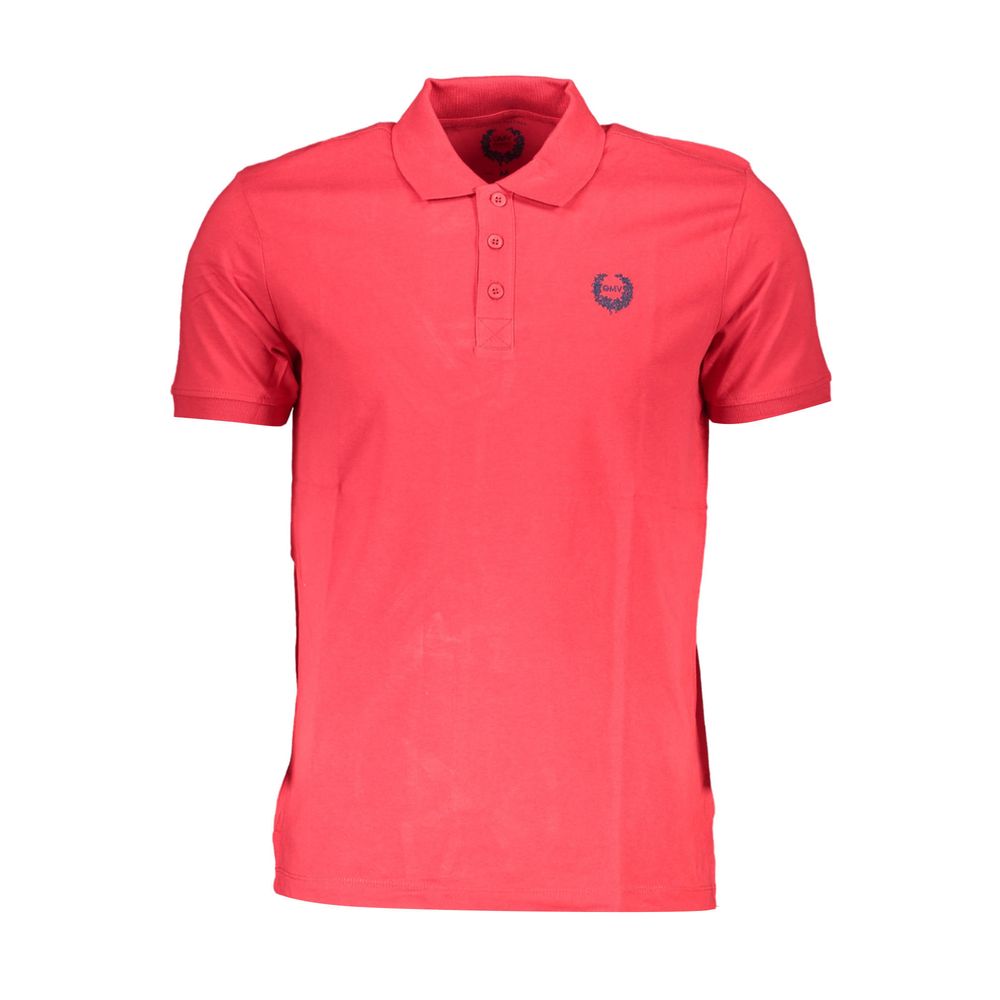 Gianmarco Venturi Red Cotton Men Polo