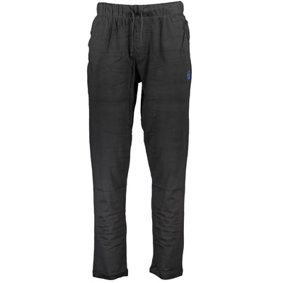 Gianmarco Venturi Black Cotton Men's Trouser