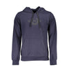 Gianmarco Venturi Blue Cotton Men Hoodie