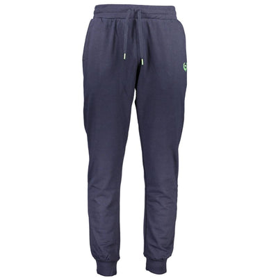 Gianmarco Venturi Blu Cotton Men's Sweatpant