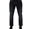 Dolce & Gabbana Dark Blue Cotton Skinny Men Denim Jeans