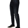 Dolce & Gabbana Dark Blue Cotton Skinny Men Denim Jeans