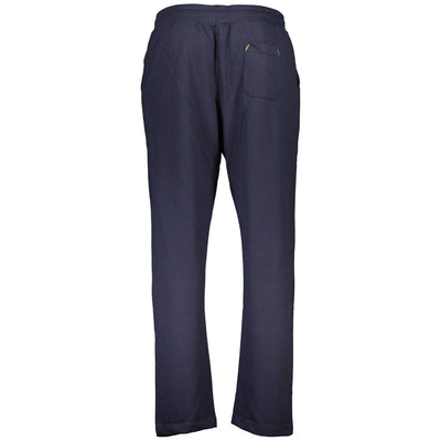 Gianmarco Venturi Blue Cotton Men's Sweatpant