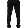 Dolce & Gabbana Black Striped Dress Formal Men Trouser Pants