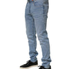 Blend Light Blue Twister Low Waist Slim Fit Men Denim Jeans