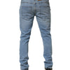 Blend Light Blue Twister Low Waist Slim Fit Men Denim Jeans