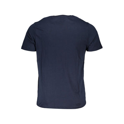 Gianmarco Venturi Blue Cotton Men T-Shirt