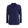 Gi Capri blauer Fleece-Wollmantel